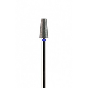 Фреза алмазная конусная усеченная синяя средняя зернистость 5,0 мм (050)